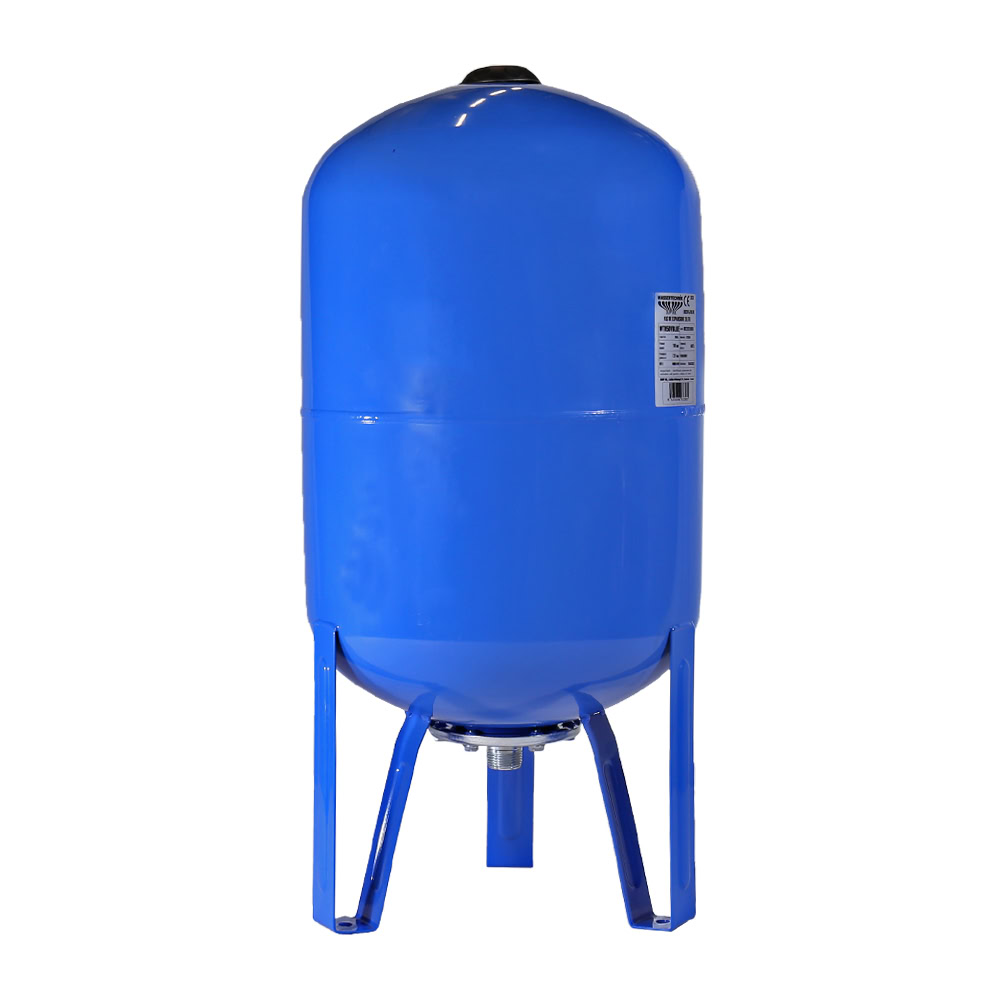Vas de expansiune vertical Wassertechnik WTH50VBLUE, apa rece, volum 50 l, presiune max.10 bari, cu suport 1 Vas de expansiune vertical Wassertechnik WTH50VBLUE, apa rece, volum 50 l, presiune max.10 bari, cu suport