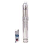 Pompa submersibila cu surub Wasserkonig XW30120, pentru ape curate, diametru 4", putere 1500 W, debit 3000 l/h, inaltime refulare 120 m