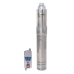 Pompa submersibila cu surub Wasserkonig XW3080, pentru ape curate, diametru 4", putere 1200 W, debit 3000 l/h, inaltime refulare 80 m