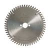 Disc Zonetec ZA2222016056 pentru fierastrau circular, D 20X160 mm, 56 dinti, pentru lemn, parchet laminat, profile de aluminiu
