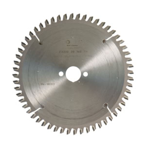 Disc Zonetec ZA2222016056 pentru fierastrau circular, D 20X160 mm, 56 dinti, pentru lemn, parchet laminat, profile de aluminiu