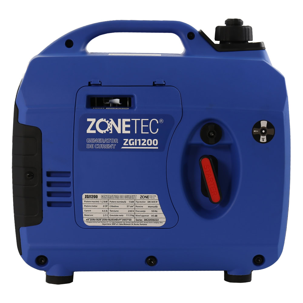 Generator de curent tip inverter Zonetec ZGI1200, 1.2 kW, monofazat 6 Generator de curent tip inverter Zonetec ZGI1200, 1.2 kW, monofazat - Image 6