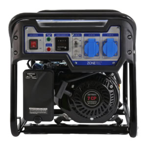 Generator de curent pe benzina Zonetec ZGP3000, portabil, monofazat, 3 kVA, bobinaj alternator cupru | Travandi.ro