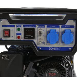 Generator de curent pe benzina Zonetec ZGP3000, portabil, monofazat, 3 kVA, bobinaj alternator cupru | Travandi.ro