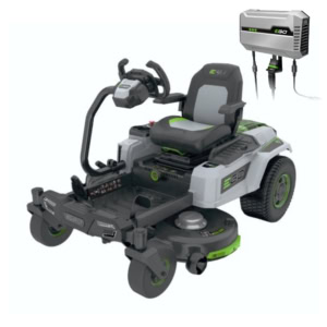 Tractor de tuns iarba Ego Power ZT4201E-S, compatibil cu acumulatori Li-Ion 56 V, 107 cm