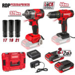 R20 Set masina de gaurit BL+cheie cu impact RDP-PCD20&PBIW20