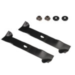 Set 2 lame pentru tractor de gradina 34cm GLM17