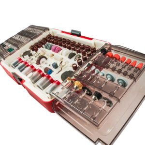 Set 418 accesorii pentru mini polizor drept