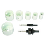 Set 9 freze pentru gaurire lemn 22-64mm