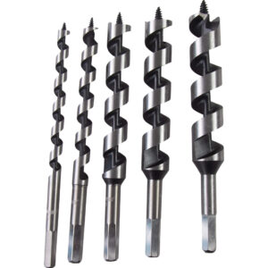 Set 5 burghie lemn ø10-22 x 25mm