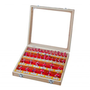 Set 35 freze profilate bits ø8mm pentru lemn