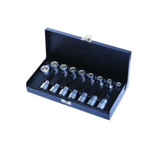 Set 9 tubulare E ½"E10-E24 si 7 biti torx T30-T70 CRV TMP