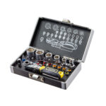 Set 26 piese maner cu clichet si biti magnetici + tubulare ¼
