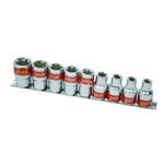 Set 9 tubulare E ½" 10-24mm CRV GD