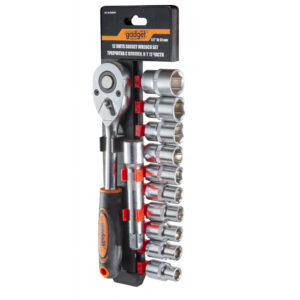 Set 12 tubulare ½ 10-24mm cu clicket si prelungitor GD