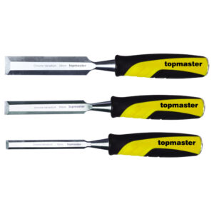 Set 3 dalti pentru lemn 12-24x140mm 65 Mn maner compozit TMP