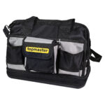 Geanta textila 40x23x31cm cu 22 buzunare neagra Topmaster