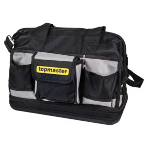 Geanta textila 40x23x31cm cu 22 buzunare neagra Topmaster