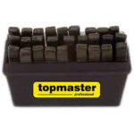Set 27 poansoane litere crom 15mm-125mm TMP