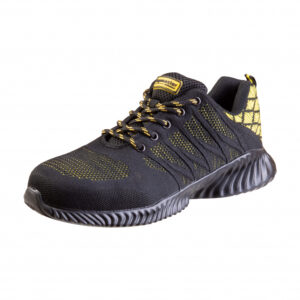 Adidasi cu protectie WSL1 PU negru-galben marimea 38