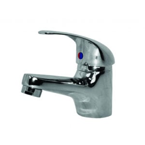 Baterie cromata monocomanda pentru lavoar cap ceramic TC