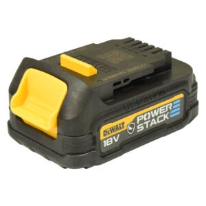 Acumulator Li-Ion Dewalt DCBP034G, POWERSTACK™, 18 V / 1.7 Ah, rezistent la socuri si coroziune chimica