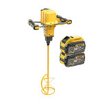 Masina de amestecat Dewalt DCD240X2, cu acumulator XR FlexVolt 54 V si incarcator, echipata cu paleta de amestecat