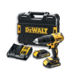 masina de gaurit/insurubat cu percutie, cu acumulatori Dewalt DCD778S2T, 18V/1.5Ah, cuplu max 65 Nm, 2 acumulatori, incarcator, valiza