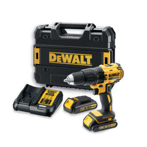 masina de gaurit/insurubat cu percutie, cu acumulatori Dewalt DCD778S2T, 18V/1.5Ah, cuplu max 65 Nm, 2 acumulatori, incarcator, valiza
