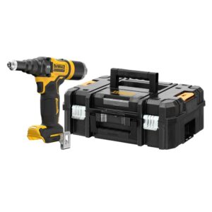 Pistol pentru nituit DeWalt DCF403NT, nituri Ø 2.4 / 3.2 / 4.0 / 4.8 mm, compatibil cu acumulatori 18V XR in valiza TSTAK