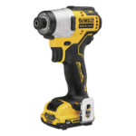 Masina insurubat cu impact sub compacta DeWalt DCF801D2, 1/4", Li-Ion 12V, 2 x 2Ah