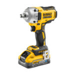 Masina de insurubat cu impact Dewalt DCF891H2T, patrat 1/2", max 812 Nm, 2 acumulatori 18V XR Powerstack de 5.0Ah, incarcator, valiza