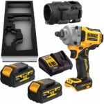 Masina de insurubat cu impact Dewalt DCF891P2G, patrat 1/2", max 812 Nm, 2 acumulatori 18V XR / 5.0Ah seria "G", incarcator, insert sertare