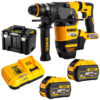 Ciocan rotopercutor SDS-Plus Dewalt DCH333X2, cu 2 acumulatori XR Flexvolt