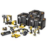 Set 10 scule acumulator DeWalt DCK1012P4T, 4 acumulatori Li-Ion XR 18V / 5.0 Ah, incarcator, 3 cutii T-STAK VI