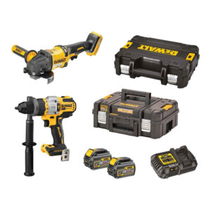 Set 2 masini DeWalt DCK2016T2T, cu 2 acumulatori XR Flexvolt de 6.0Ah si incarcator in cutie TSTAK VI