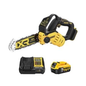 Fierastrau cu lant DeWalt DCMPS520P1, sina 20 cm, viteza lant 8,6 m/s, cu acumulator XR 18V / 5.0 Ah