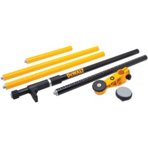 Tija extensibila gradata DeWalt DE0882, pentru nivele laser cu sistem de fixare de 1/4", 3.40 m