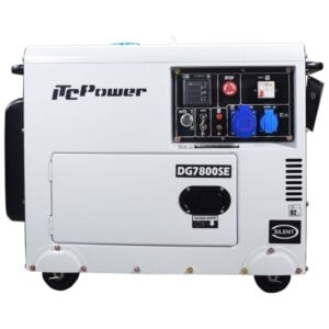 Generator Diesel Monofazat ITC Power DG7800SE 6,3 KW, Insonorizat, AVR, Pornire Electrica,