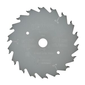Disc Dewalt DT1089 pentru fierastrau circular, D 165x20x1.6 mm, 18 dinti, pentru taiere in lemn