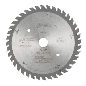 Disc Dewalt DT1091 pentru fierastrau circular, D 165x20x2.0 mm, 40 dinti, pentru taiere universala in lemn, seria Extreme