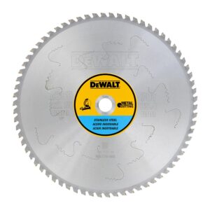 Disc Dewalt DT1921 pentru fierastrau circular, D 355x25.4x2.15 mm, 70 dinti, pentru taiere inox, seria Extreme