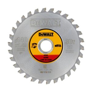 Disc Dewalt DT1923 pentru fierastrau circular, D 140x20x1.49 mm, 30 dinti, pentru taiere otel, seria Dewalt Construction