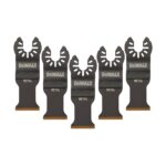 Set 5 panze debitare din titan DeWalt DT20727, 30 x 43 mm