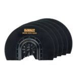 Set 5 panze semicirculare DeWalt DT20729, 100 mm