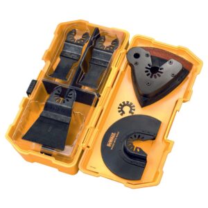 Set 8 panze oscilante multi-unelte DeWalt DT20731, cu hartie abraziva