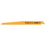Set 100 panze fierastrau alternativ DeWalt DT2320, pentru taieri in lemn cu cuie si materiale plastice dure, 228 x 4.2 mm