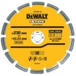 Disc diamantat Dewalt DT3763, D 230x22.23x2.8 mm, pentru debitare materiale de constructii dure