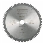 Disc Dewalt DT4280 pentru fierastrau circular, D 260x30x2.6 mm, 80 dinti, pentru taiere aluminiu, seria Extreme