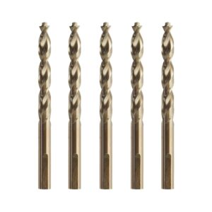 Set 5 burghie pentru metal DeWALT DT4944, tip HSS-E, cobalt, 10.5x87x133 mm